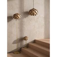 Dale Golvlampa Ek/Mässing