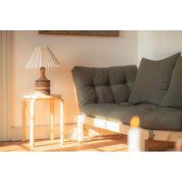 Beat Sofa Clear Lacquered Pine/747 Beige