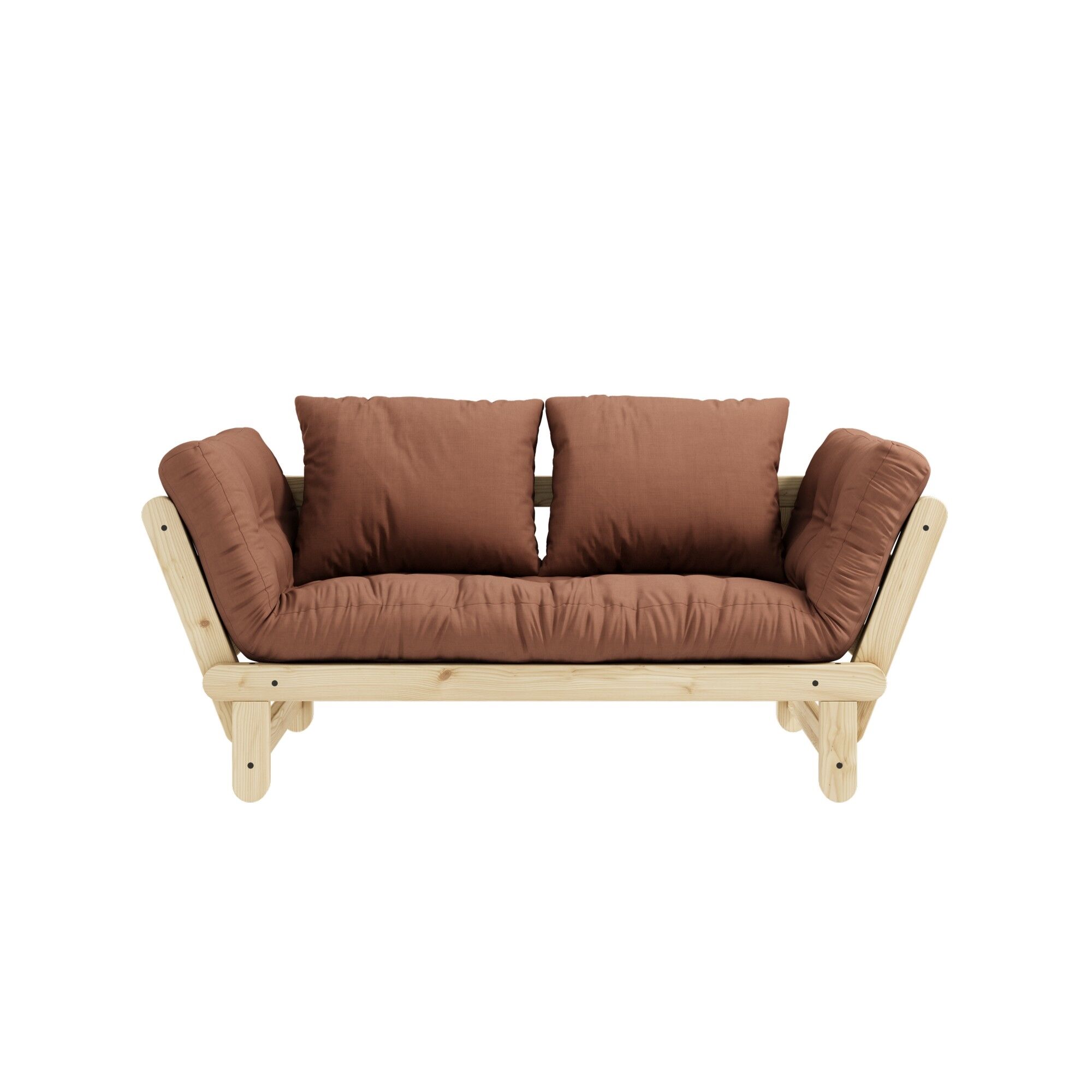 Beat Sofa Klarlakkert Furu/759 Leirbrun