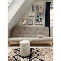 Fresh Sofa Kirkas Lakattu Pine/757 Petrol Blue