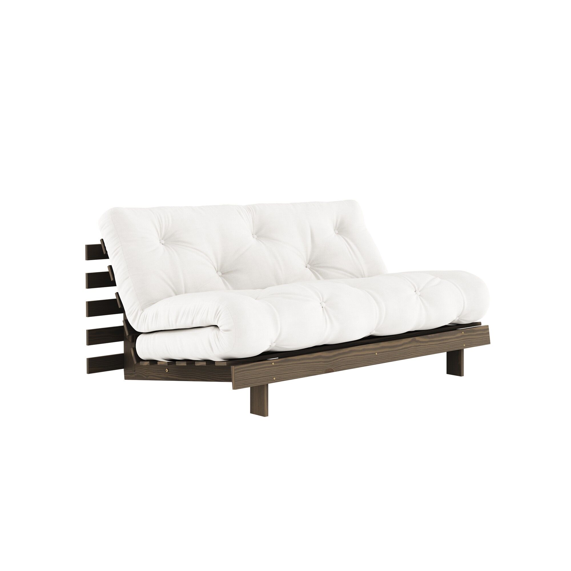 Roots Sovesofa 160×200 Johannesbrunt/701 Naturfarget