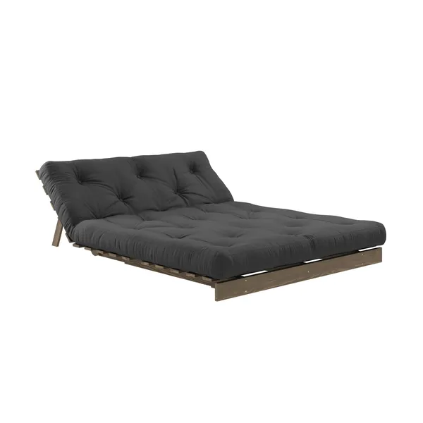 Roots Sofa Bed 140x200 Carob Brown/734 Dark Grey