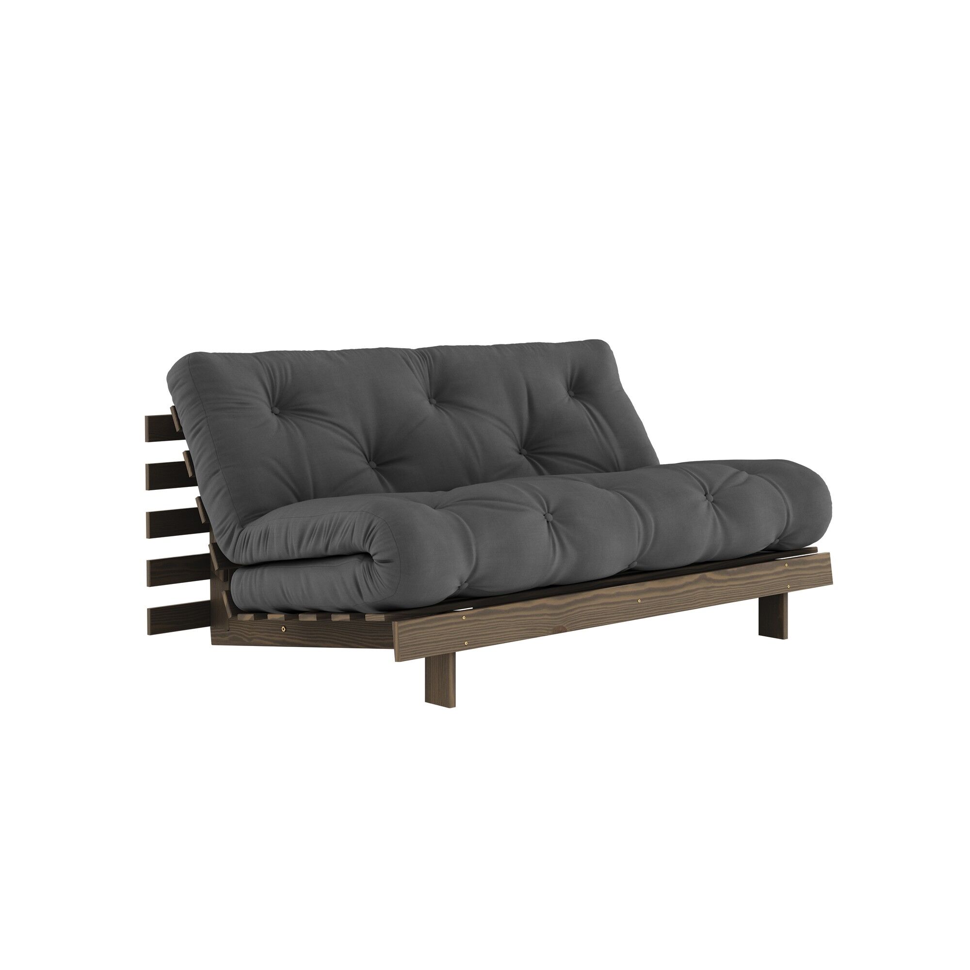 Roots Sovesofa 160×200 Carob Brown/734 Mørk Grå