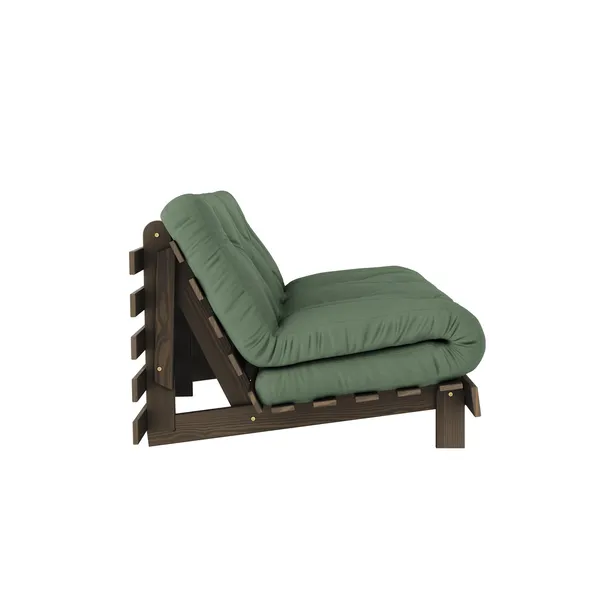 Roots Sovesofa 160x200 Johannesbrunt/756 Olivengrønn