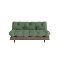 Roots Sovesofa 160x200 Johannesbrunt/756 Olivengrønn