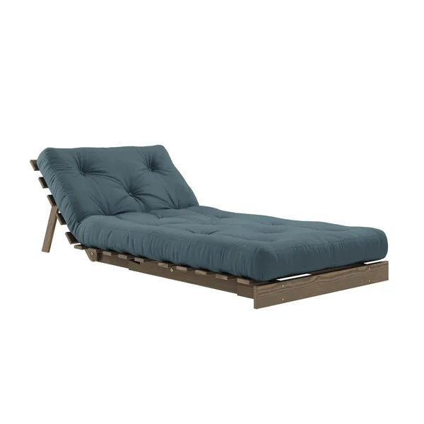 Roots Sofa Bed 90x200 Carob Brown/757 Petrol Blue