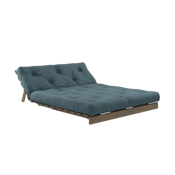 Roots Sofa Bed 140x200 Carob Brown/757 Petrol Blue