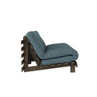 Roots Sovesofa 160x200 Johannesbrunt/757 Petrolblå