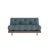 Roots Sovesofa 160x200 Johannesbrunt/757 Petrolblå