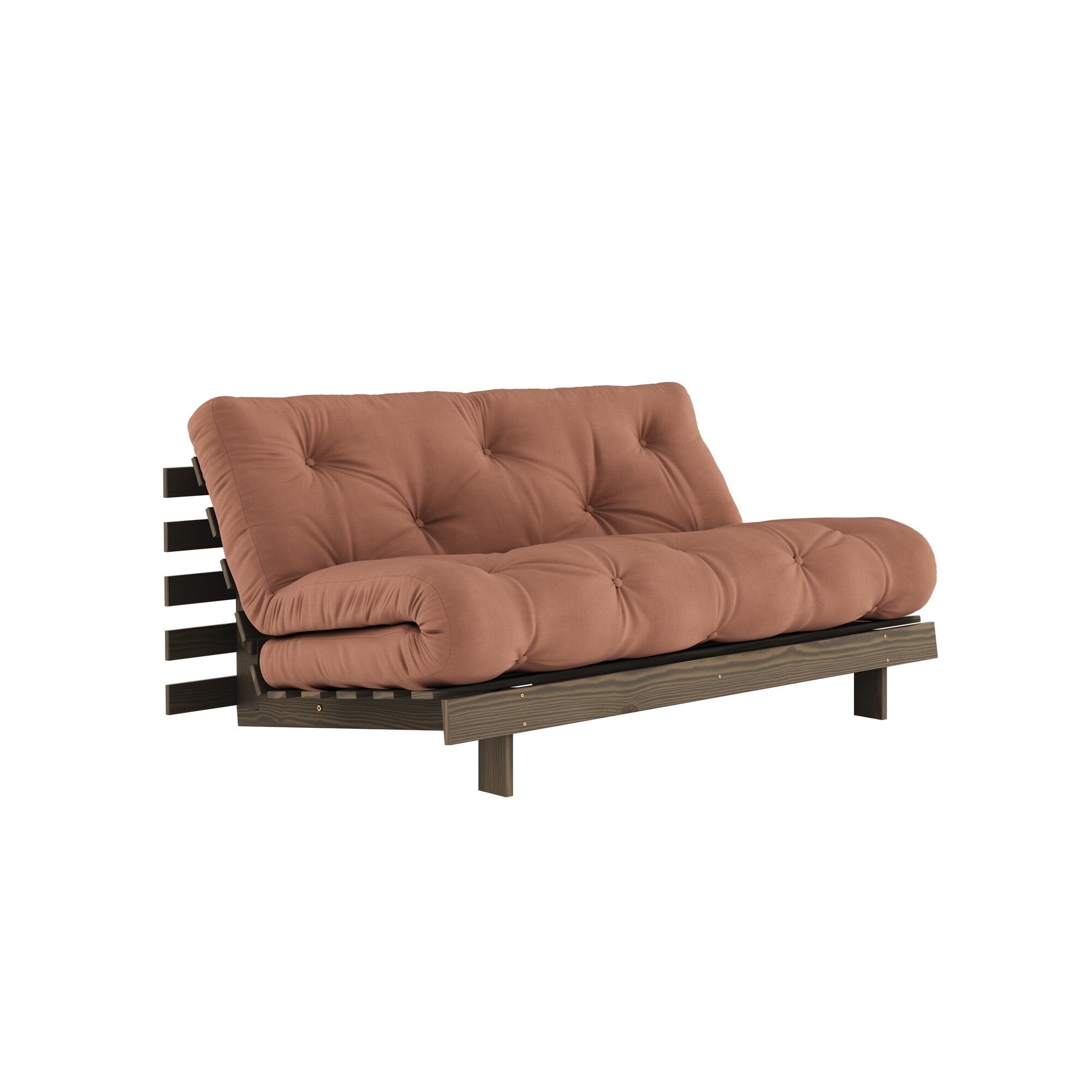 Roots Sovesofa 160×200 Johannesbrødbrun/759 Leirbrun