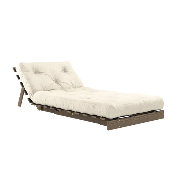 Canapé-lit Roots 90x200 Caroube/Lin 914