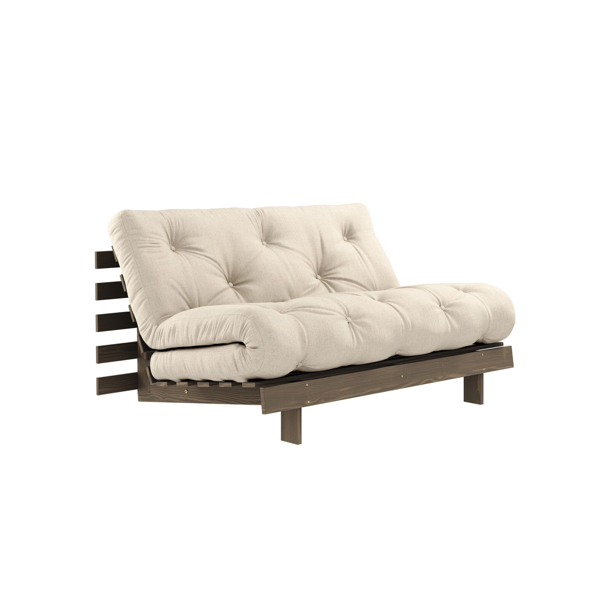 Roots Sovesofa 140×200 Johannesbrunt/914 Lin