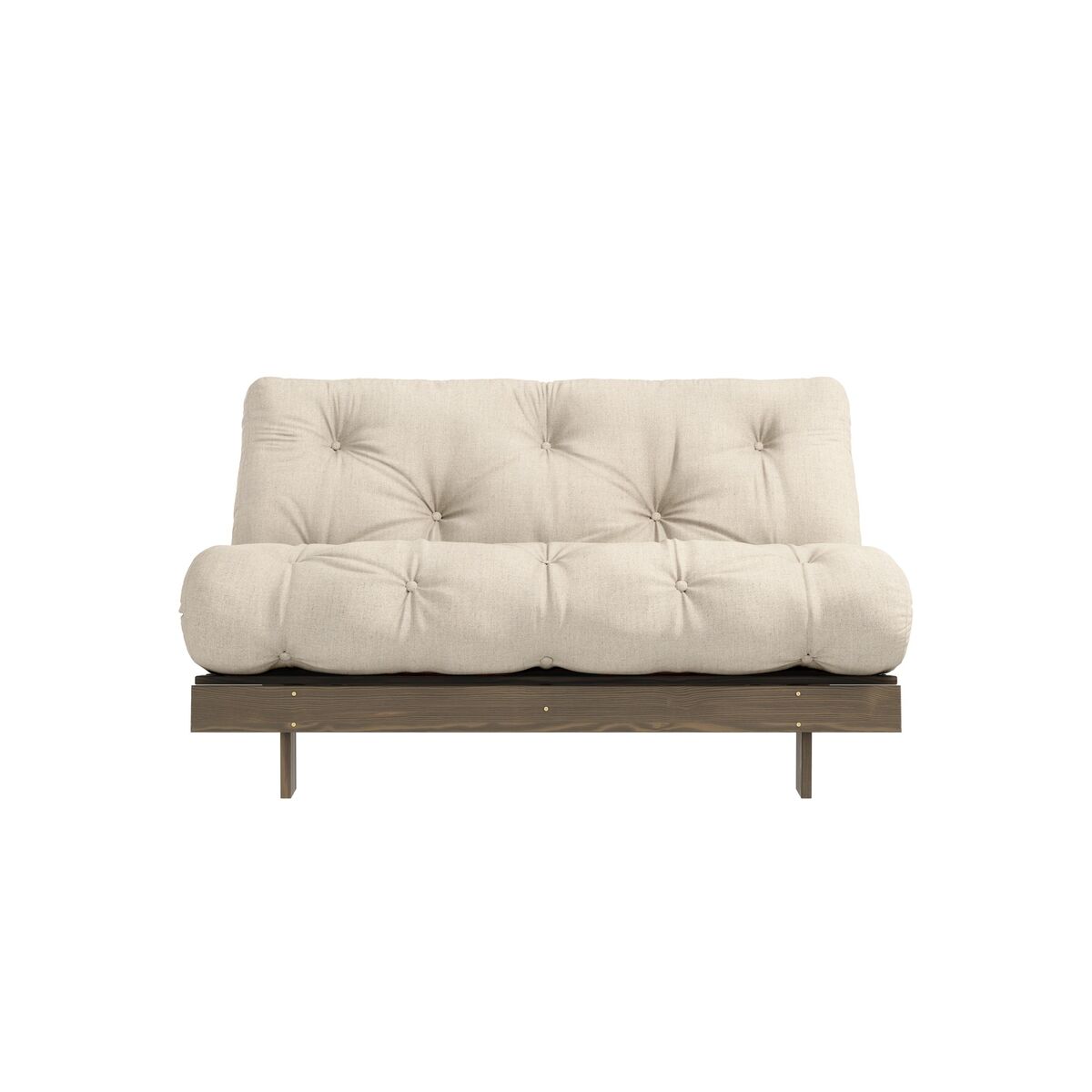 Roots Schlafsofa 140x200 Johannisbrotbraun/914 Leinen