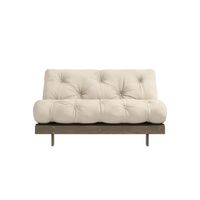 Roots Schlafsofa 140x200 Johannisbrotbraun/914 Leinen