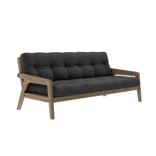 Grab Sofa Bed Carob Brown/734 Dark Grey
