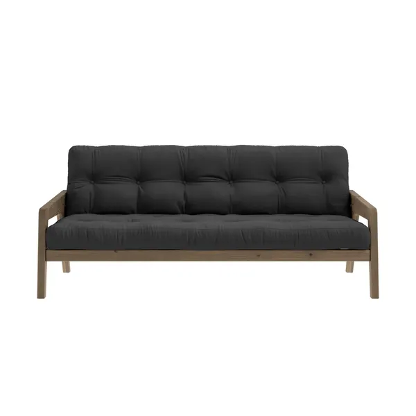 Grab Sofa Bed Carob Brown/734 Dark Grey