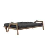 Grab Sofa Bed Carob Brown/734 Dark Grey
