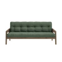 Grab Sofa Bed Carob Brown/756 Olive Green