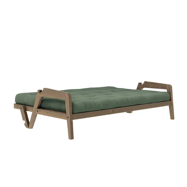 Grab Sofa Bed Carob Brown/756 Olive Green