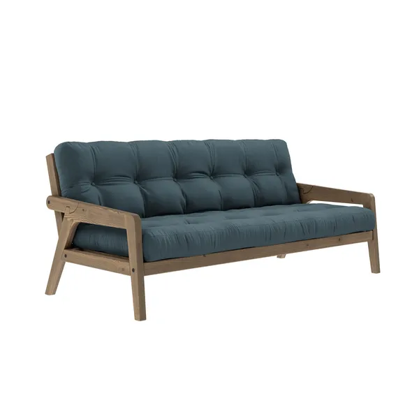 Grab Sofa Bed Carob Brown/757 Petrol Blue
