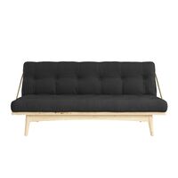 Folk Sofa Clear Lacquered Pine/ 734 Dark Grey