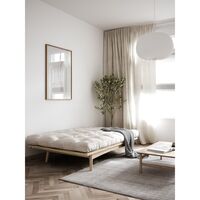 Folk Sofa Clear Lacquered Pine/ 759 Clay Brown