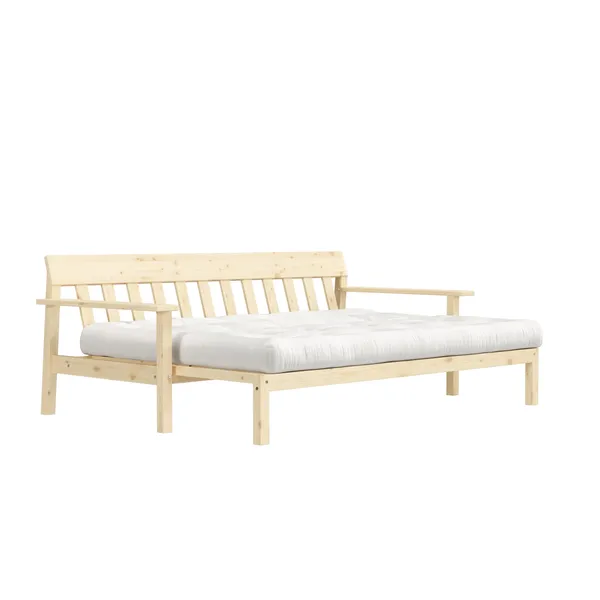 Unwind Sofa Bed Clear Lacquered Pine/701 Natural