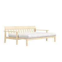 Unwind Sofa Bed Clear Lacquered Pine/701 Natural