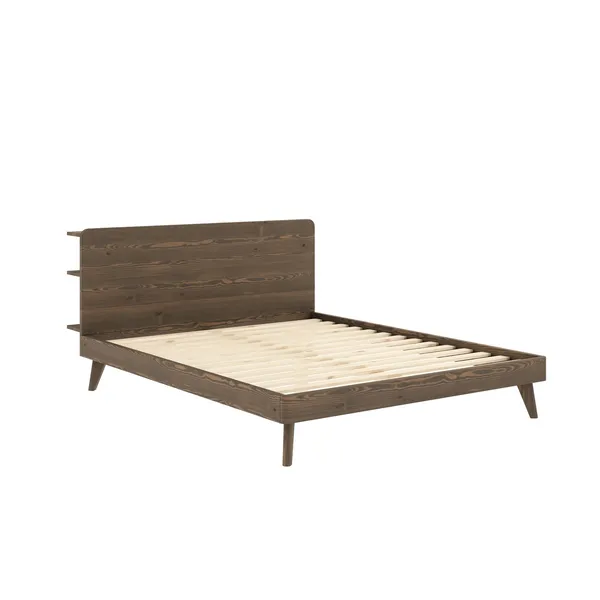 Retreat Bed Frame 160x200 Carob Brown