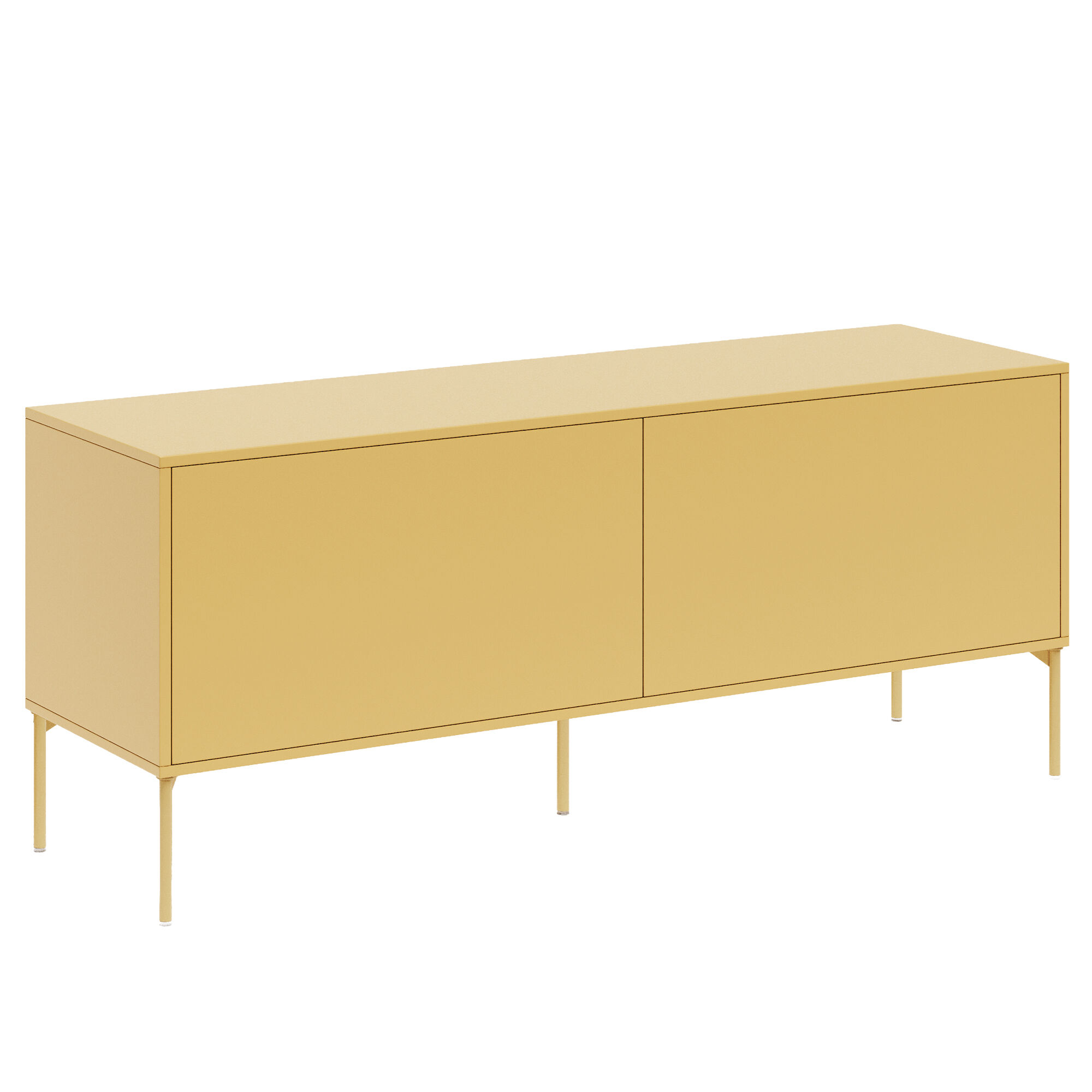 Bloc Meuble TV 136 cm Jaune sable