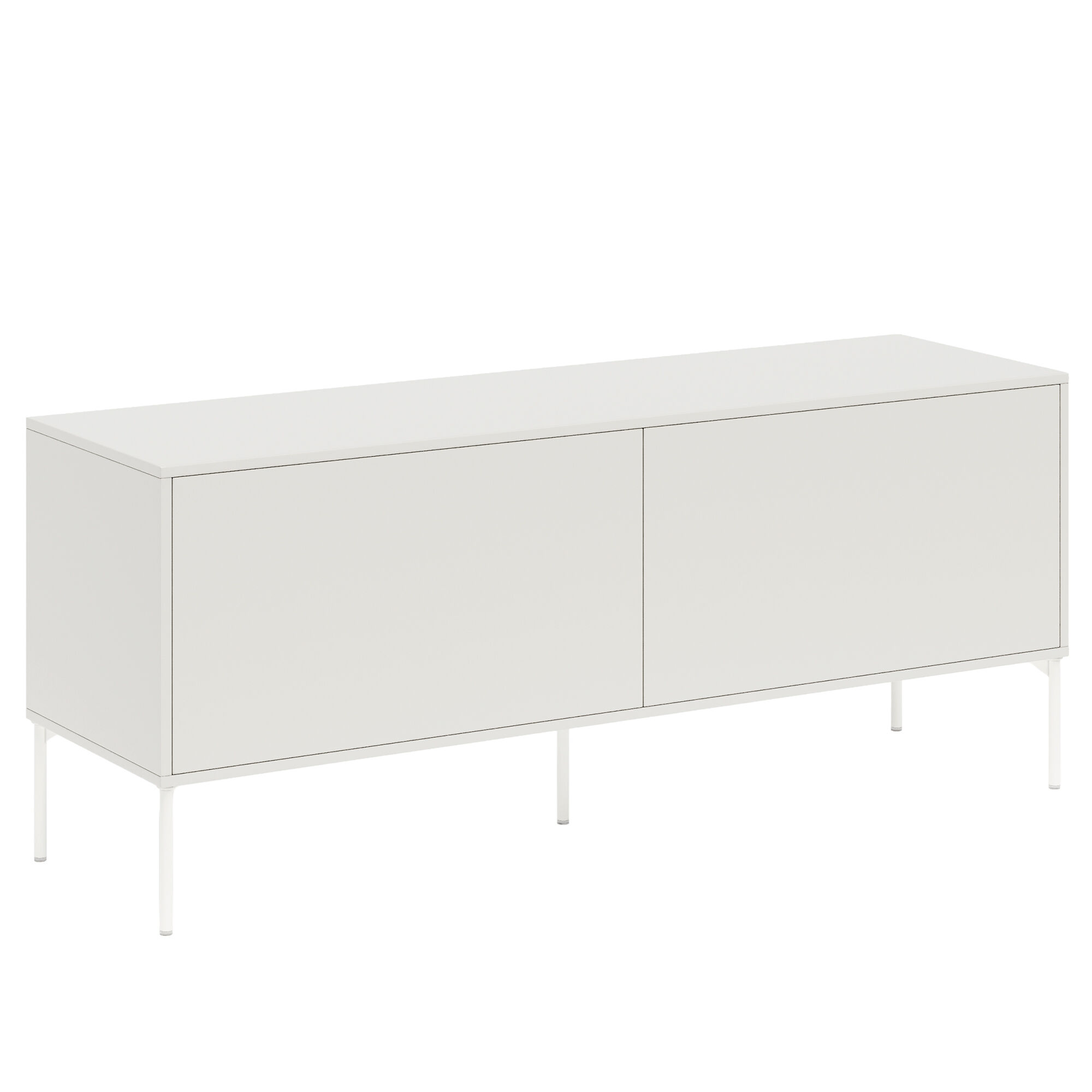 Bloc Meuble TV 136 cm Blanc