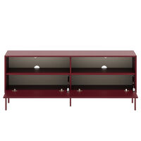 Bloc TV Bench 136 cm Garnet Red