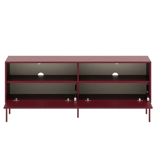 Bloc TV Bench 136 cm Garnet Red