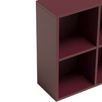 Bloc Wall Cabinet Garnet Red
