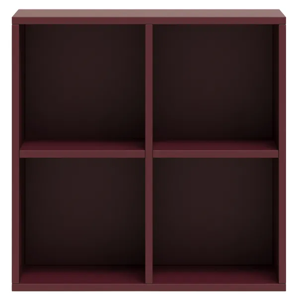 Bloc Wall Cabinet Garnet Red