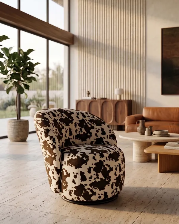 Curve Lounge Chair Cow