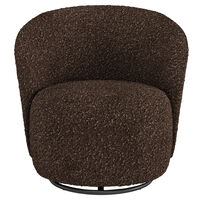 Curve Lounge Chair Brown