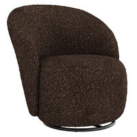 Curve Lounge Chair Brown