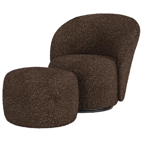 Curve Puff Brun