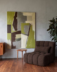 Luno Lounge Chair Brown
