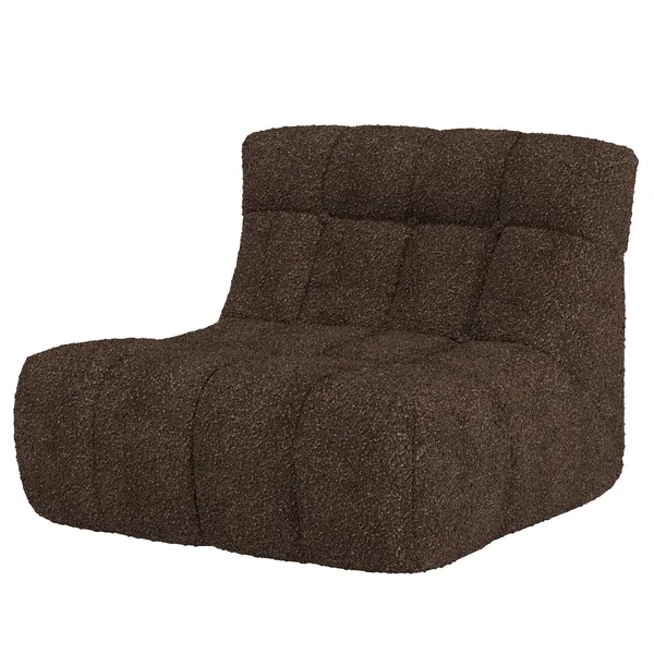 Luno Lounge Chair Brown