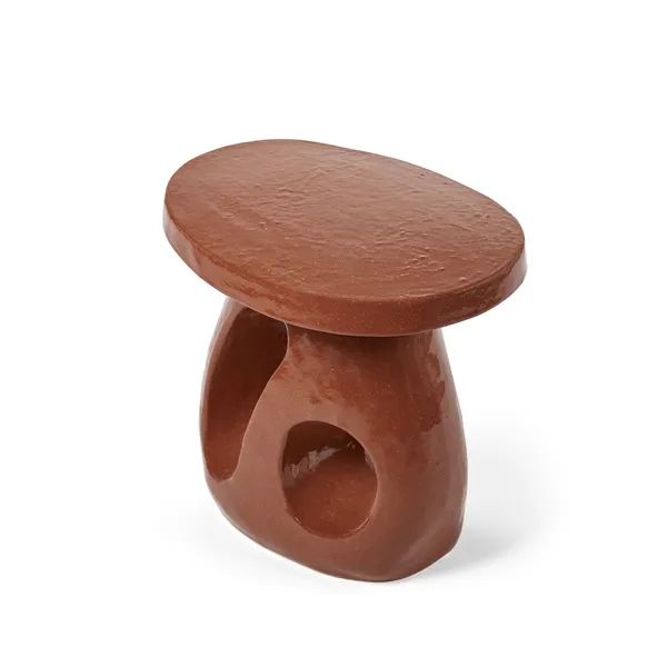 Table D'appoint Amé 10 Rouge Rouille