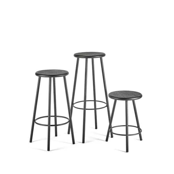 Marie Stool Medium Black