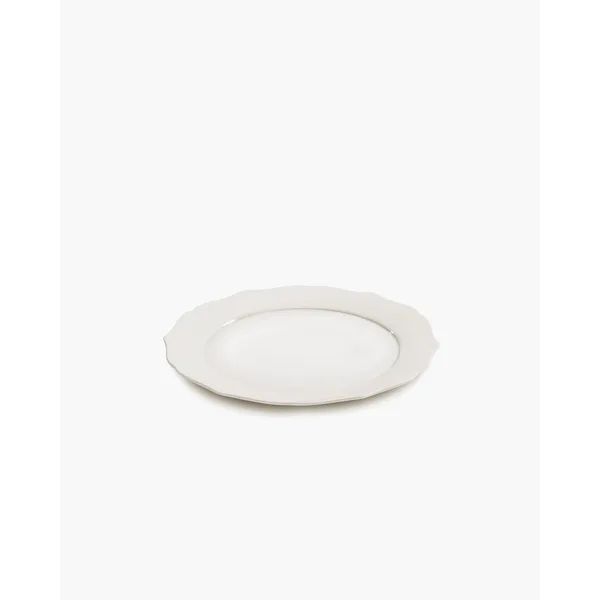 Plato Llano Silhouette Blanco