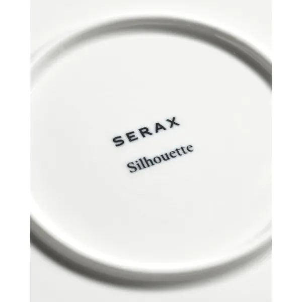 Plato Llano Silhouette Blanco