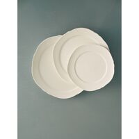 Plato Llano Silhouette Blanco