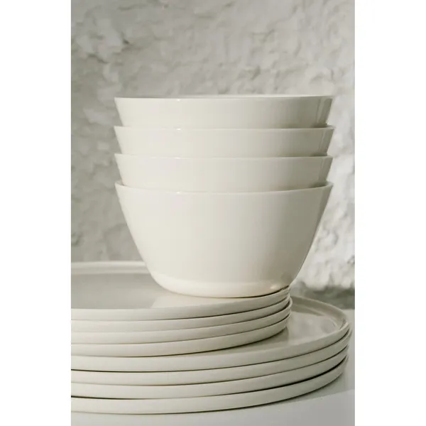 Cena Low Plate M Ivory