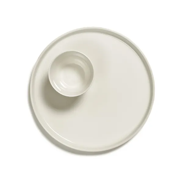 Cena High Plate L Elfenbein