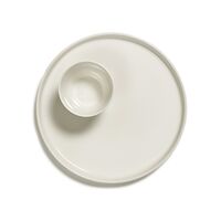 Cena High Plate L Elfenbein