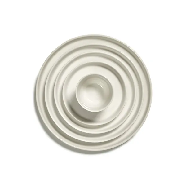 Cena High Plate L Elfenbein